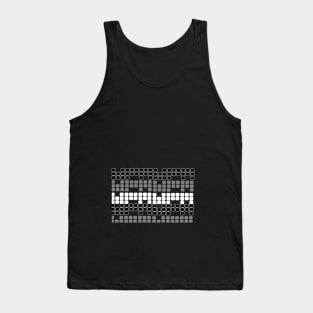 Words Per Minute Keyboard Pattern Tank Top